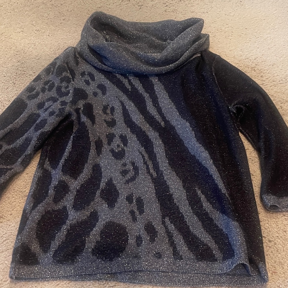 Jones New York Metallic Knit Sweater